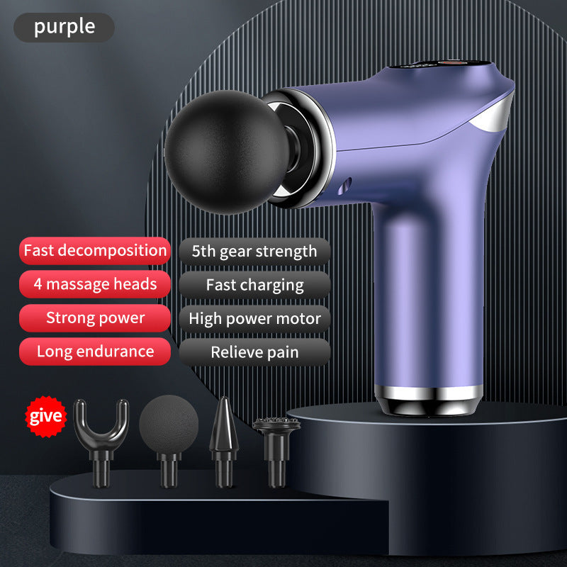Ny Fascia Gun Fitness Elektrisk Slagpistol Muskelafslappende Massager