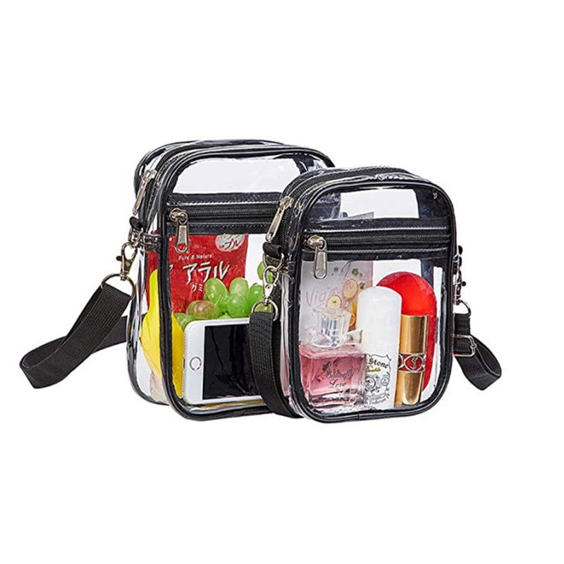 Transparent PVC Shoulder Messenger Bag Waterproof