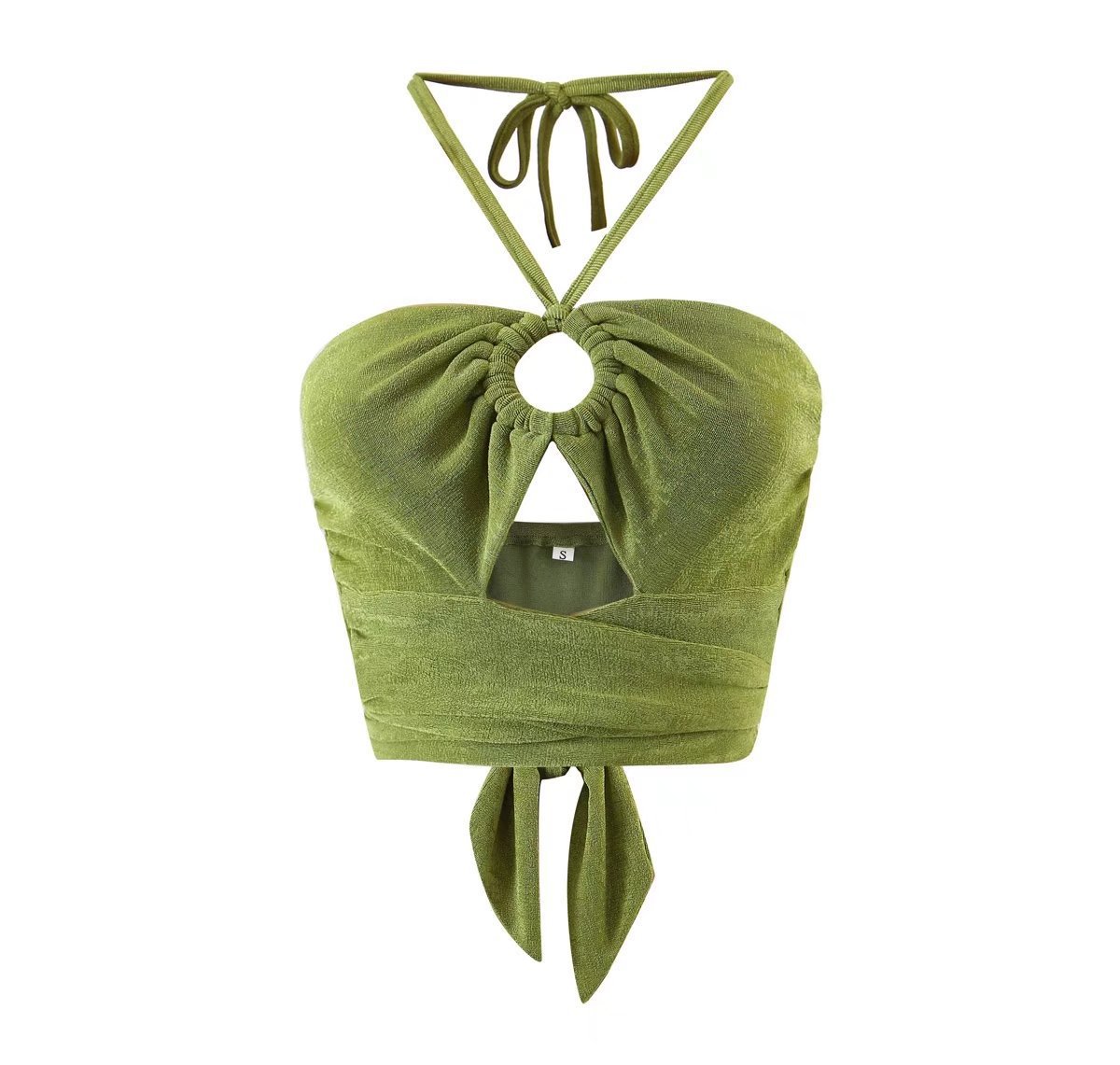 Close-fitting Bustier Slim Sexy Wrap Top