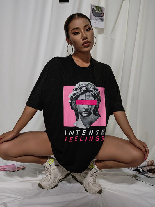 Xiyin Hot Print Women's Short Sleeve T-shirt