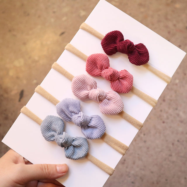 Baby Bow Tie Hair Hoop Nylon
