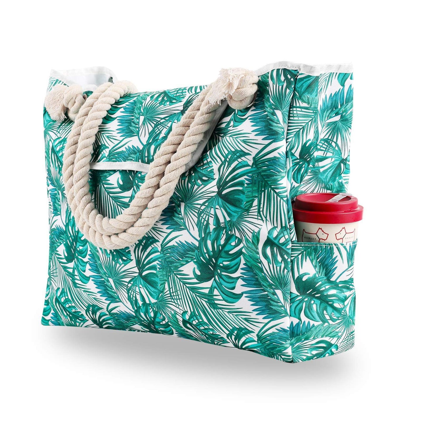 Large Capacity Crossbody Fashion Print Women's Canvas Beach Bag