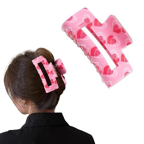 Heart Shape Printed Rectangle Grip