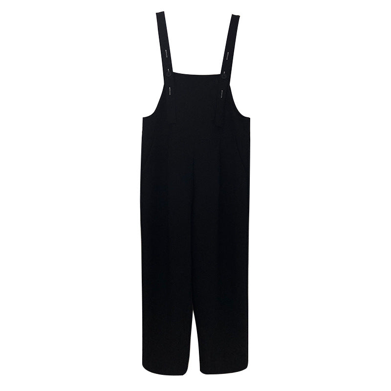 Women's Casual Wide Leg Adjustable Suit Overalls