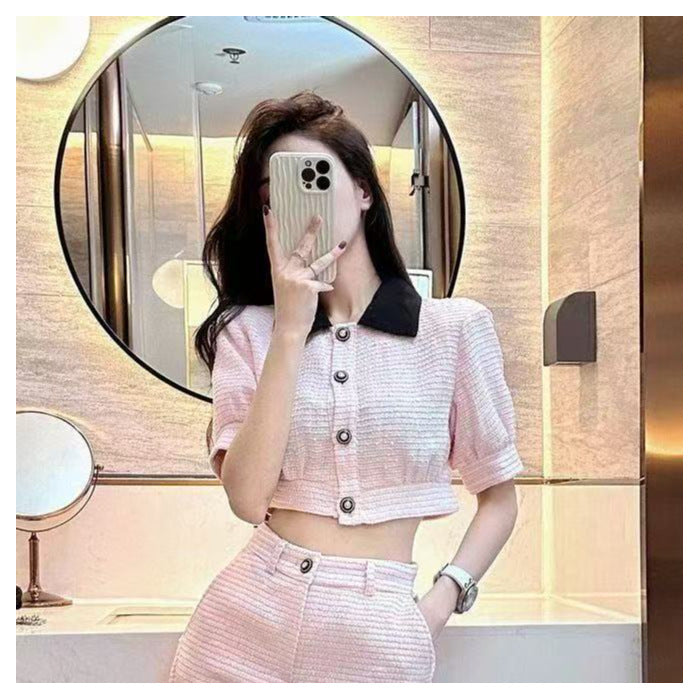 Women's High-end Versatile Shorts Two-piece Set