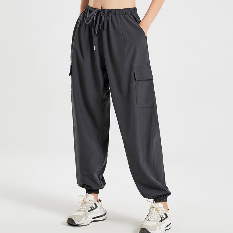 Sport Women's Thin Ankle-tied Sweatpants Running Sports Yoga Pants