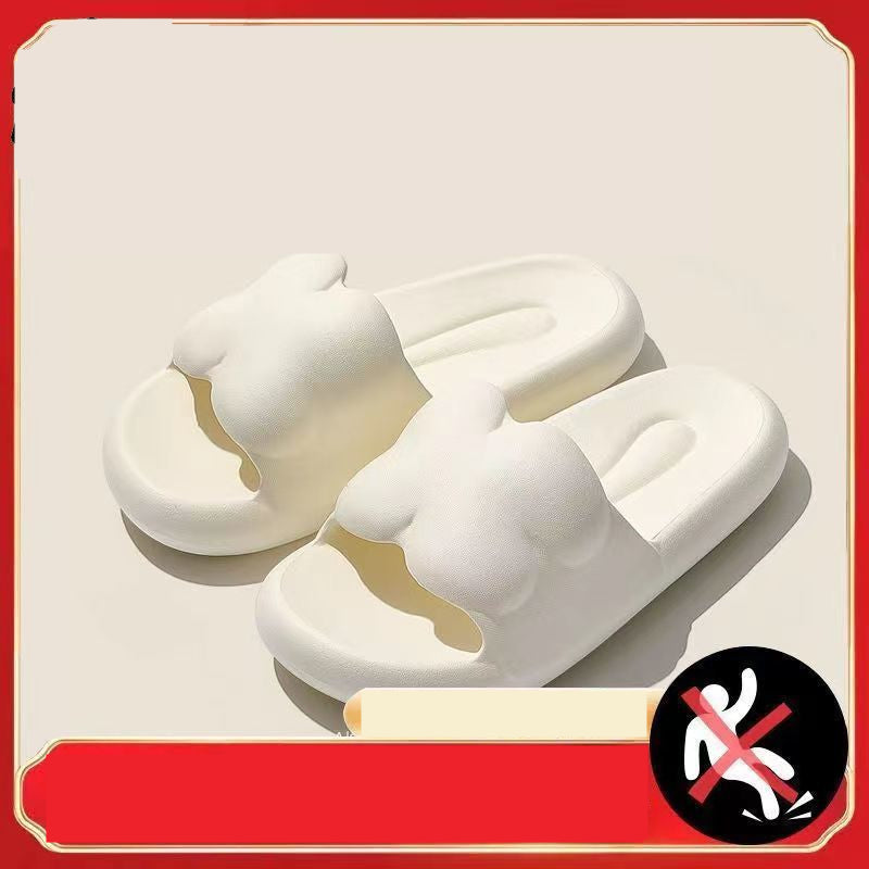 Women's Cute Soft Bottoming Thickened Bathroom Slip-proof Deodorant Slippers
