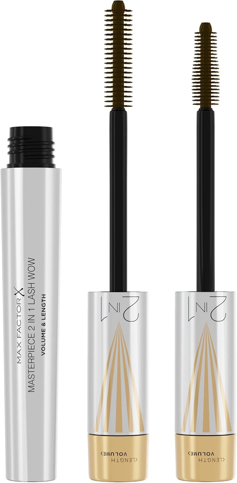 Max Factor Masterpiece 2En1 Lash Wow Máscara De Pestañas 001 Black 7ML