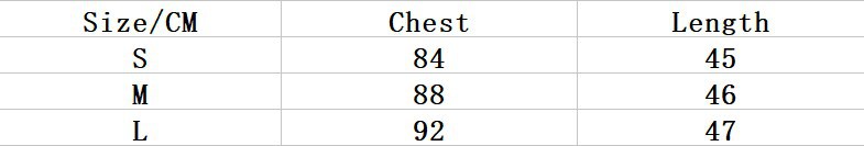 Summer U-neck Printed Sleeveless Midriff-baring Women's Top Vest