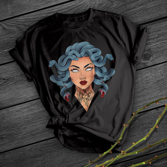 Women's Printed Short Sleeve Shirt