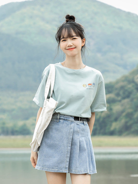Women's Summer New Casual Cotton Printed T-shirt