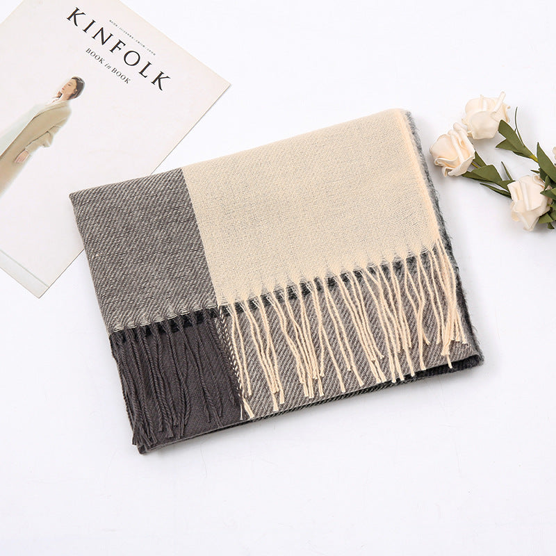 New Autumn And Winter Cashmere Plaid Scarf