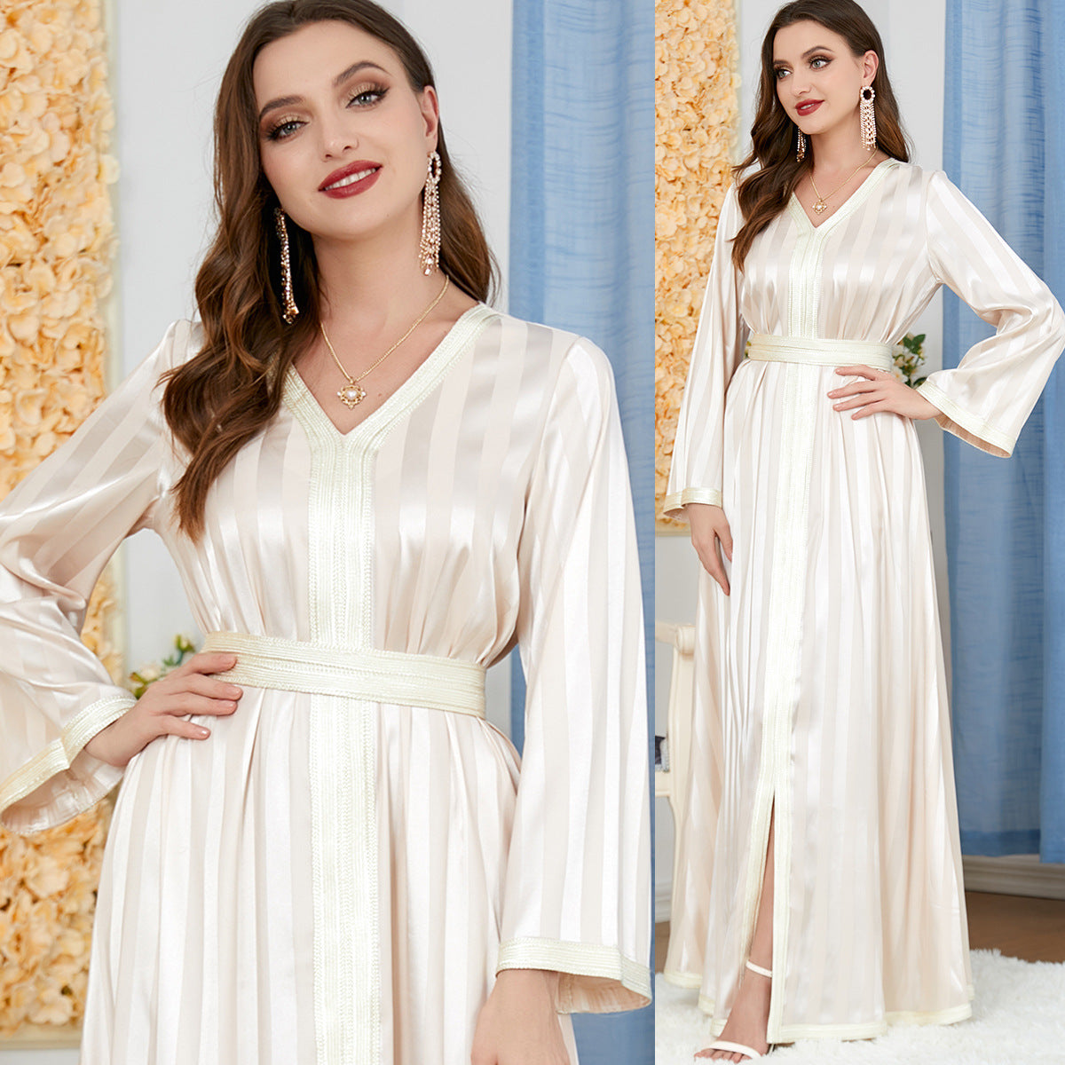 Long Sleeved European And American Dress For Women