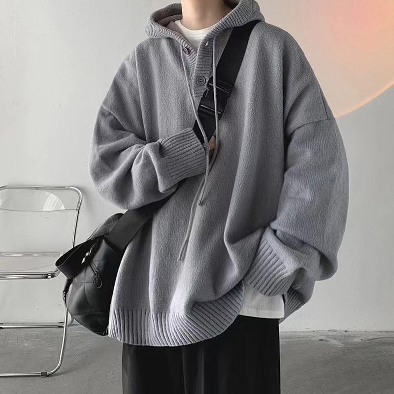 Japansk-inspireret Retro Afslappet og Løs Preppy-stil Sweatshirtjakke