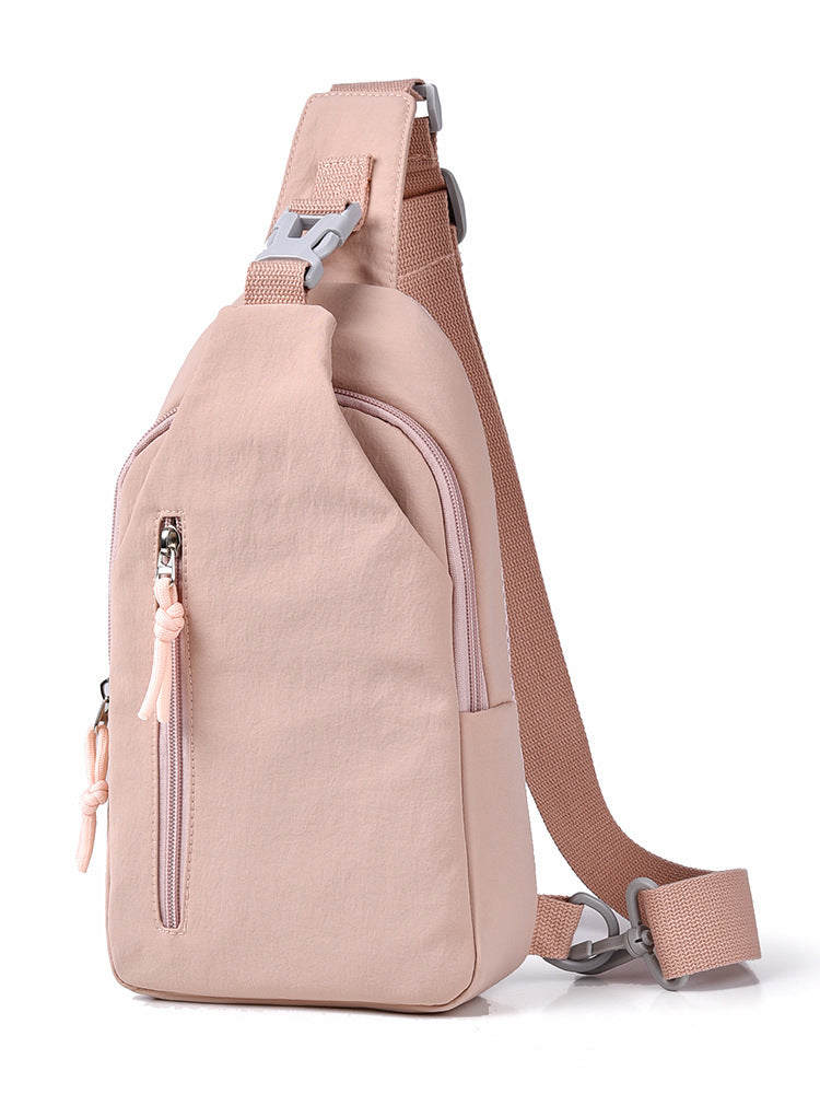 Nylon Casual Crossbody Taske Kompakt Brystrygsæk