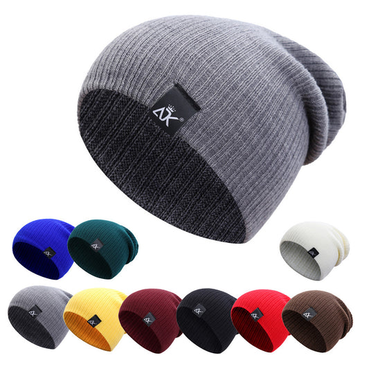 Autumn And Winter Satin Outdoor Versatile Wool Hat