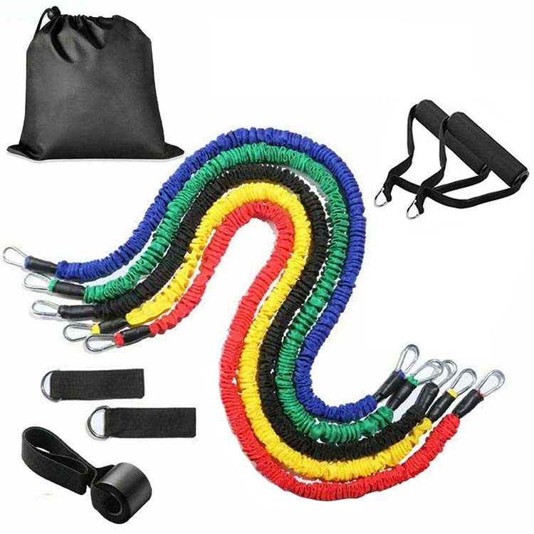 Multi-functional Household TPE Resistance Tube 11-piece Set