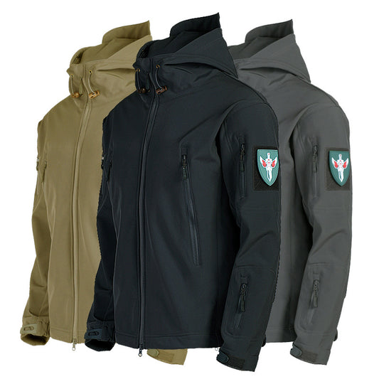 Men's Shell Jacket Trench Coat
