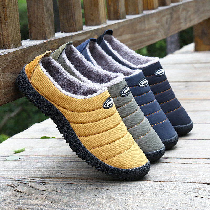 Men's Fleece Warm Casual Cotton Shoes