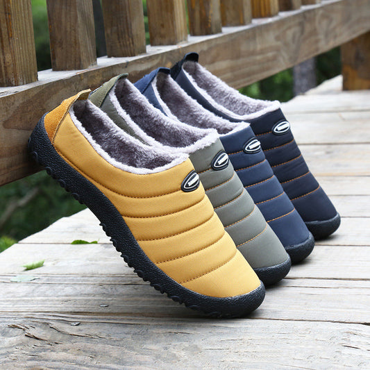 Men's Fleece Warm Casual Cotton Shoes
