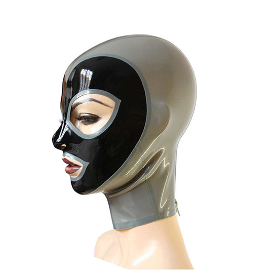 Latex Mask Head Cover Face All-inclusive Suffocation