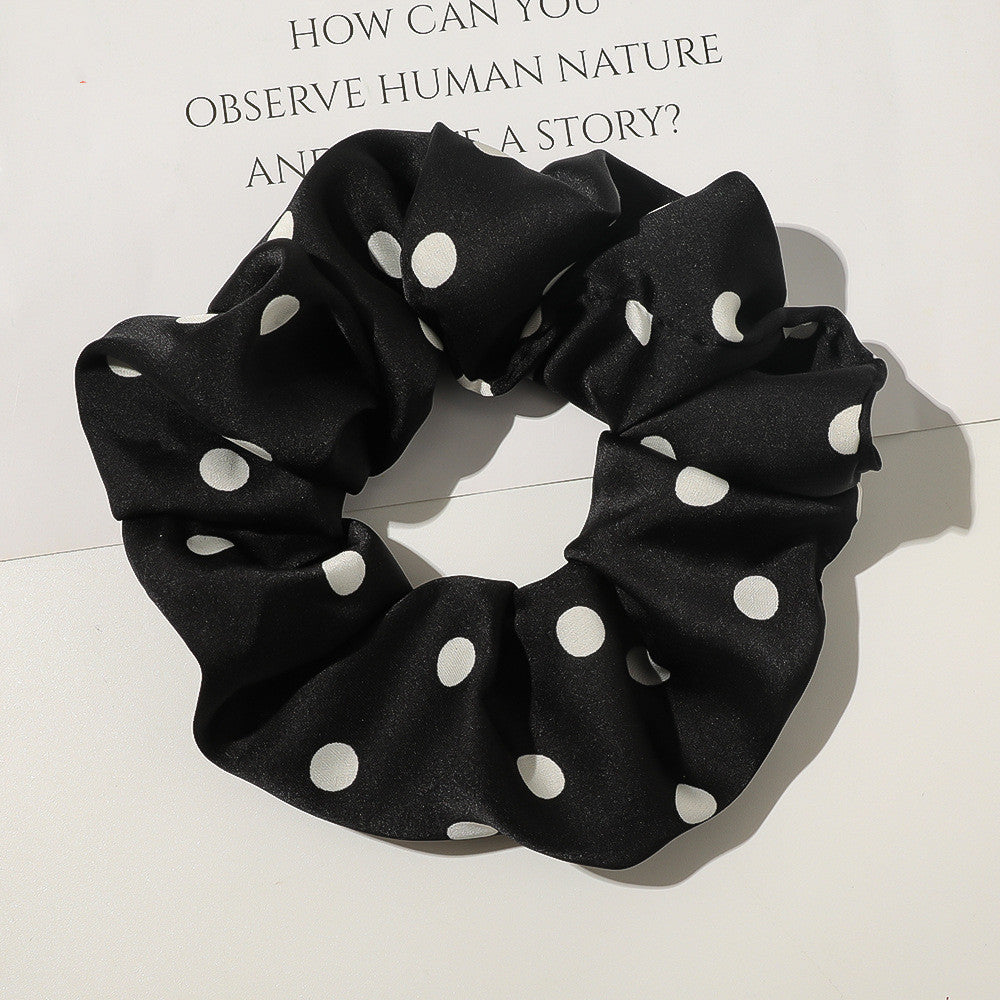 Large Intestine Circle Satin Rope Hair Accessory