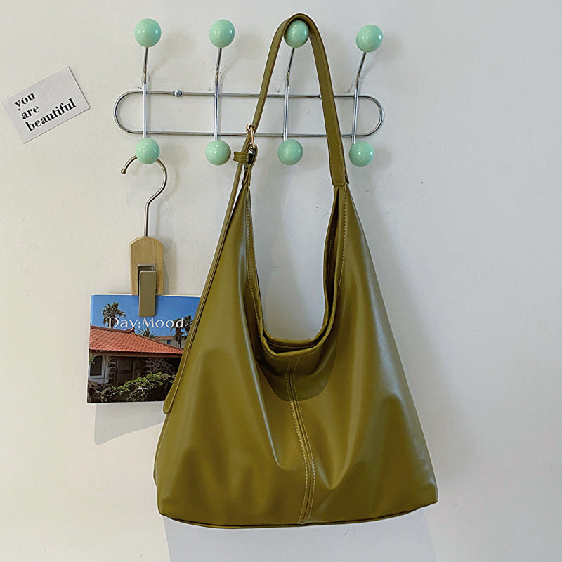 Retro Textured Shoulder Bag For Women