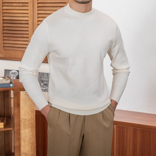 Commuter Sheep Wool Base Shirt For Men Slim Fit
