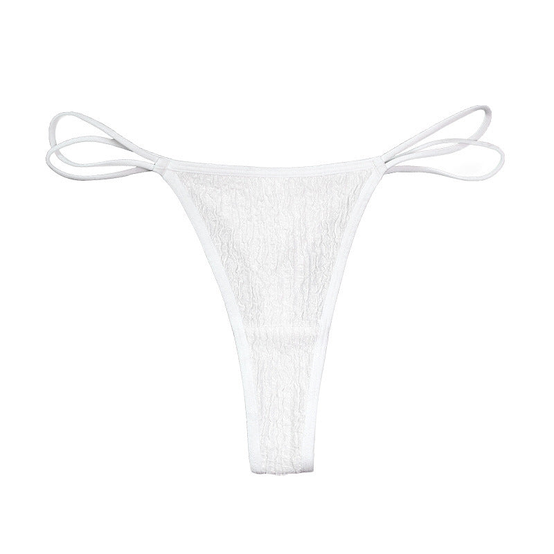 Women's Spaghetti Strap Alphabet Thong