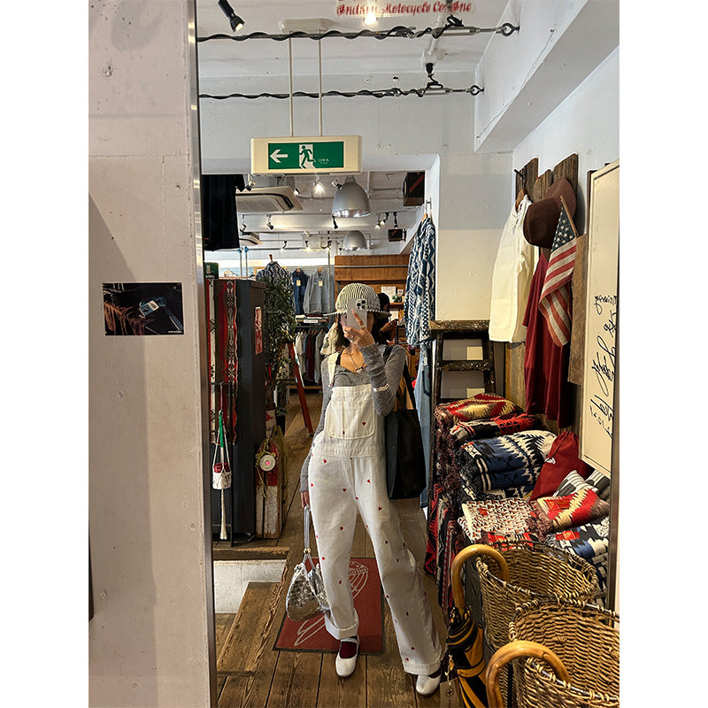 Retro Loose Straight Casual Wide-leg Trousers