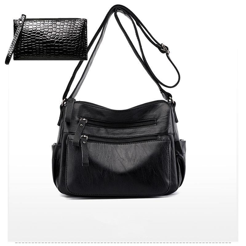 Women New Soft Leather Single Shoulder Messenger Bag