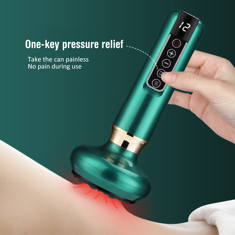 Elektrisk Vakuum Cupping Massager Til Krop Anti-Cellulite Sugekop Gua Sha Massage Kropskopper Guasha Fedtforbrændende Slankeglas