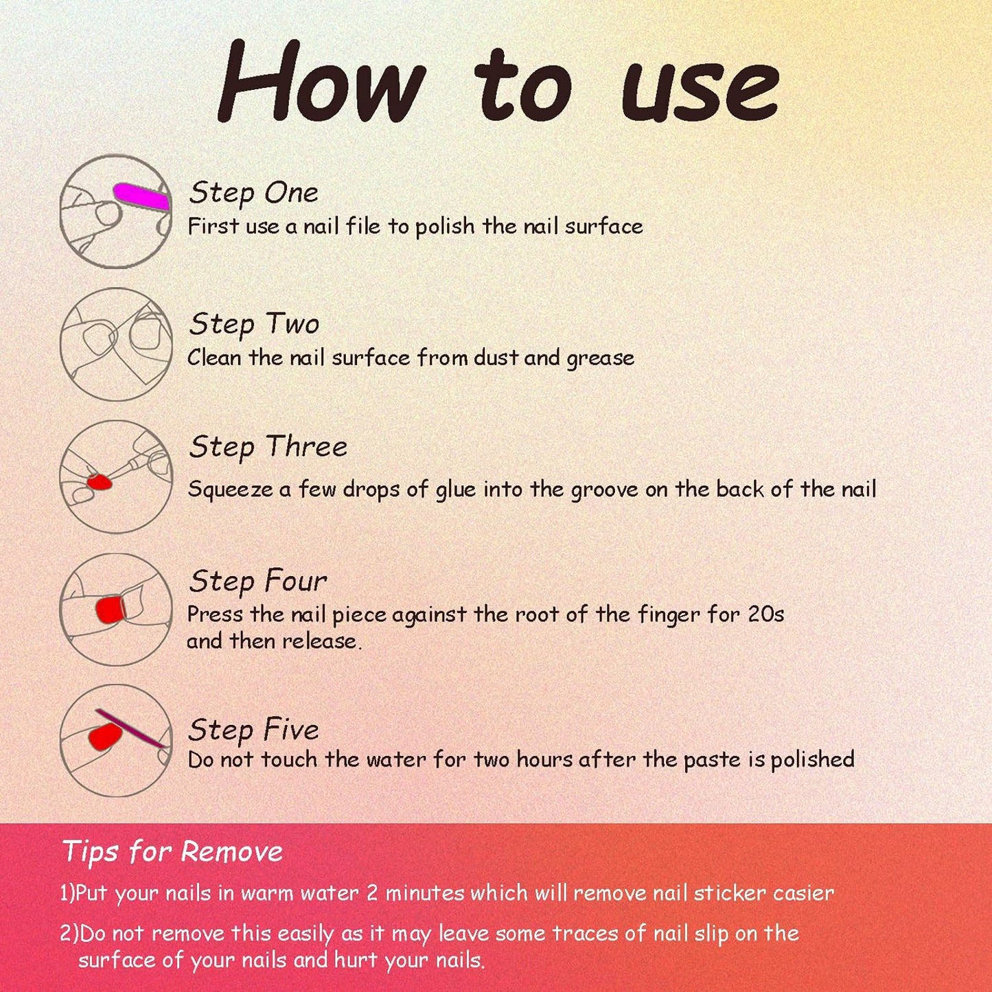 Press on Nails Medium Square Chrome Acrylic Glossy Glue on Artificial Squoval Aurora Pearl Flash Stick on False Nails with Design 24 Pcs