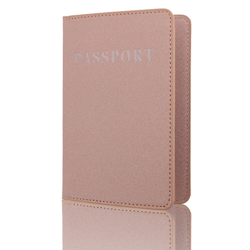 Long And Short Solid Color Passport Holder Passport Holder