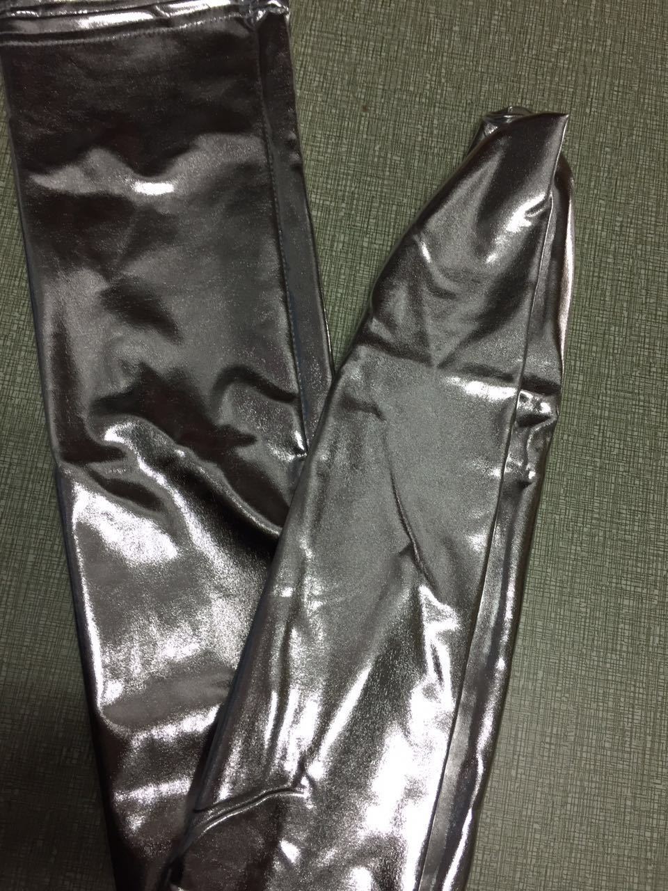 Stretch Stockings Black Leather Show