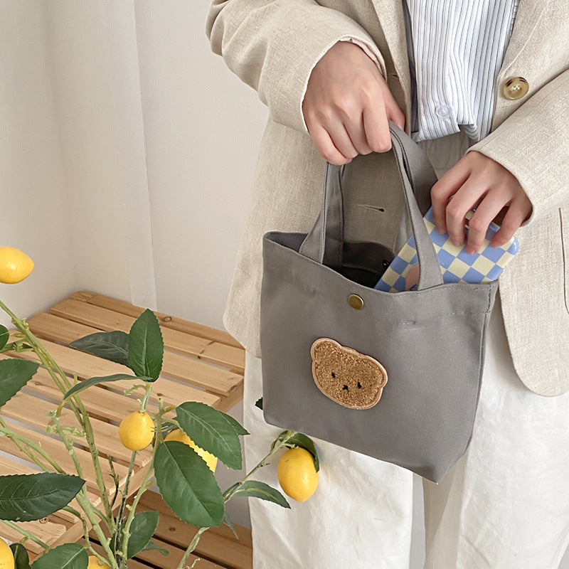 Candy Bear Canvas Tote Bag