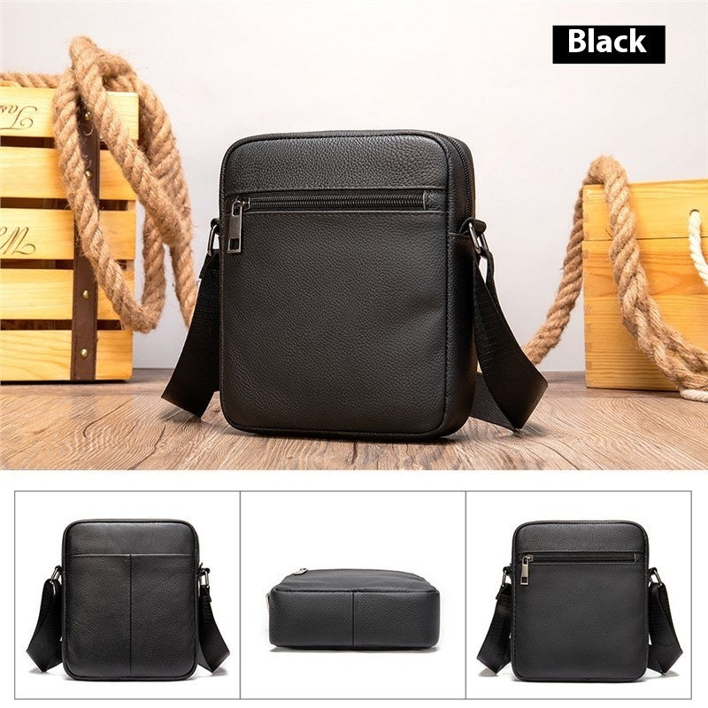 Men's Shoulder Bag First Layer Cowhide