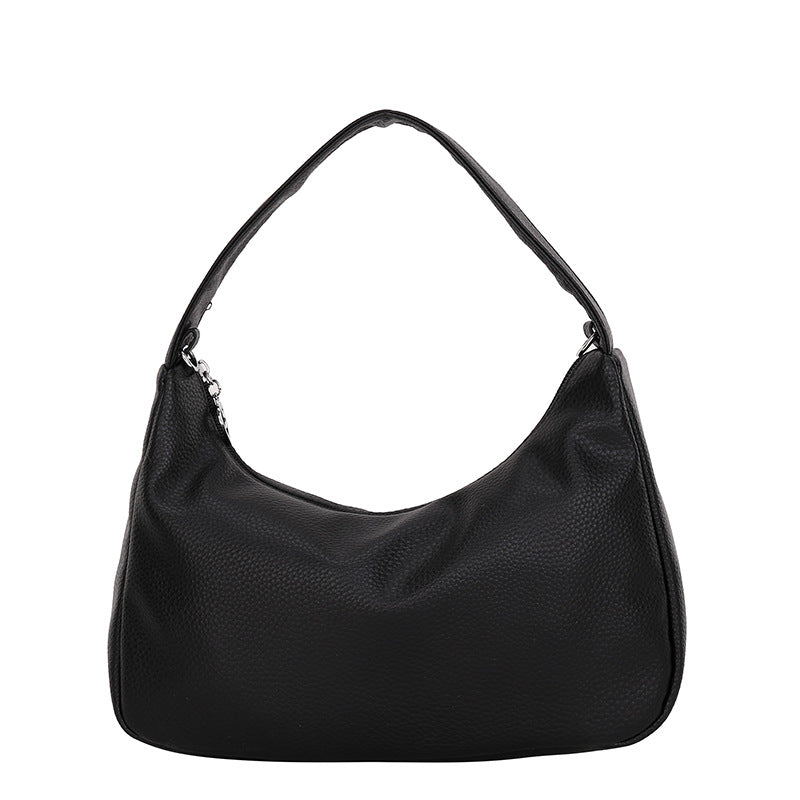Simple Candy Color One Shoulder Underarm Bag Crescent