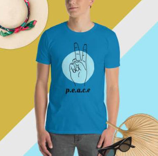 Summer Loose Short Sleeves T-shirt Men's And Women's Round Neck