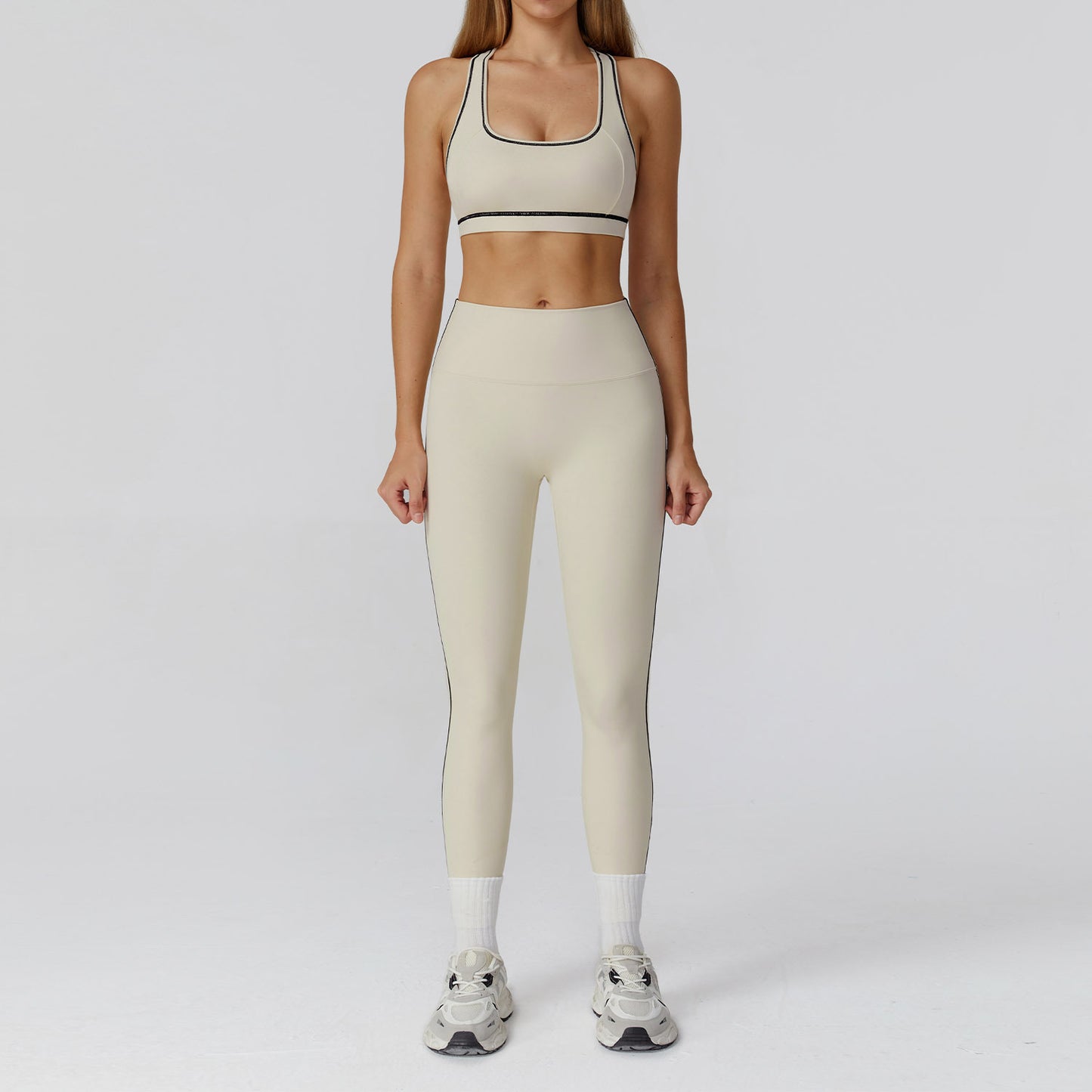 Zipper Slim Fit Yoga Health Sports Three-piece Suit