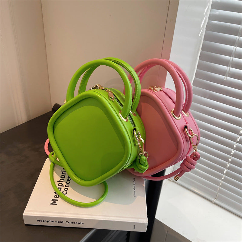 Women's Personalized Wild Candy Color Soft Leather Shoulder Messenger Bag