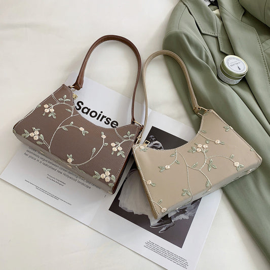 Transparent All-match Niche Lace Underarm Bag