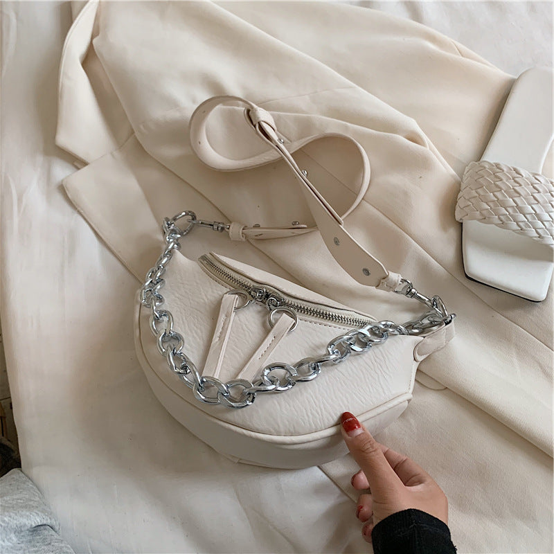 Damekæde crossbody brysttaske