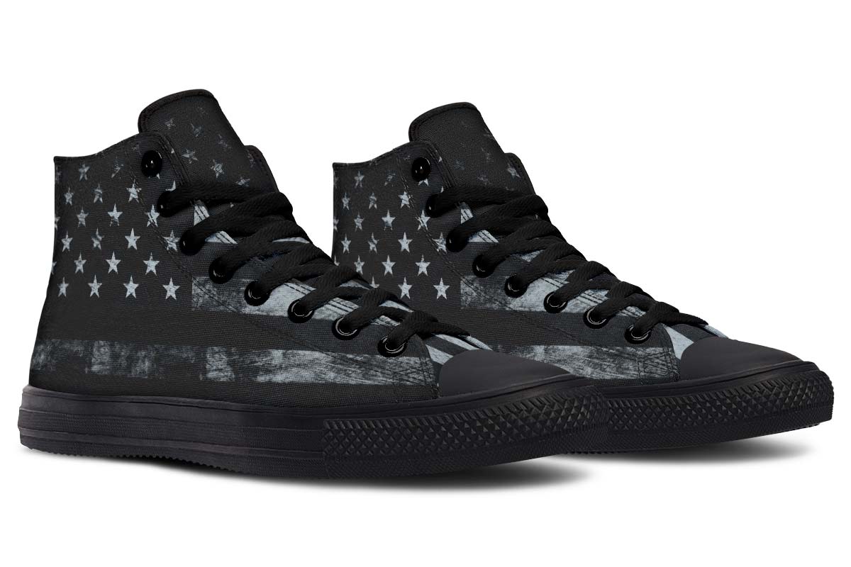 Men's And Women's Fashion Color Printing High-top Canvas Shoes