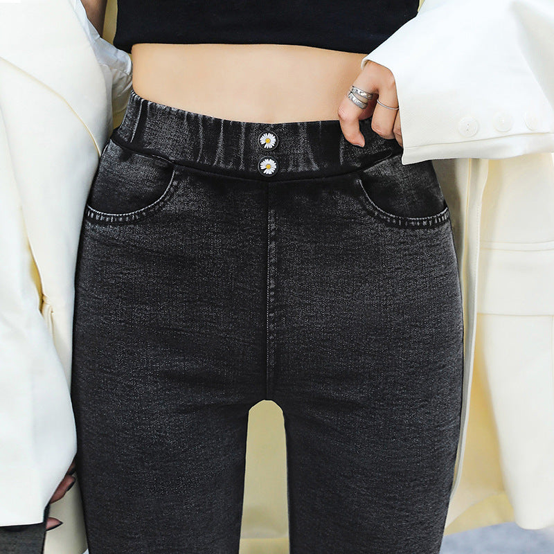All Match High Waist Slim Skinny Long Pants