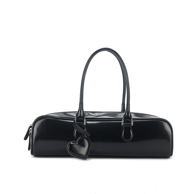 Love Baguette Cowhide High-grade Large Capacity Sweet Cool Hot Girl Handbag