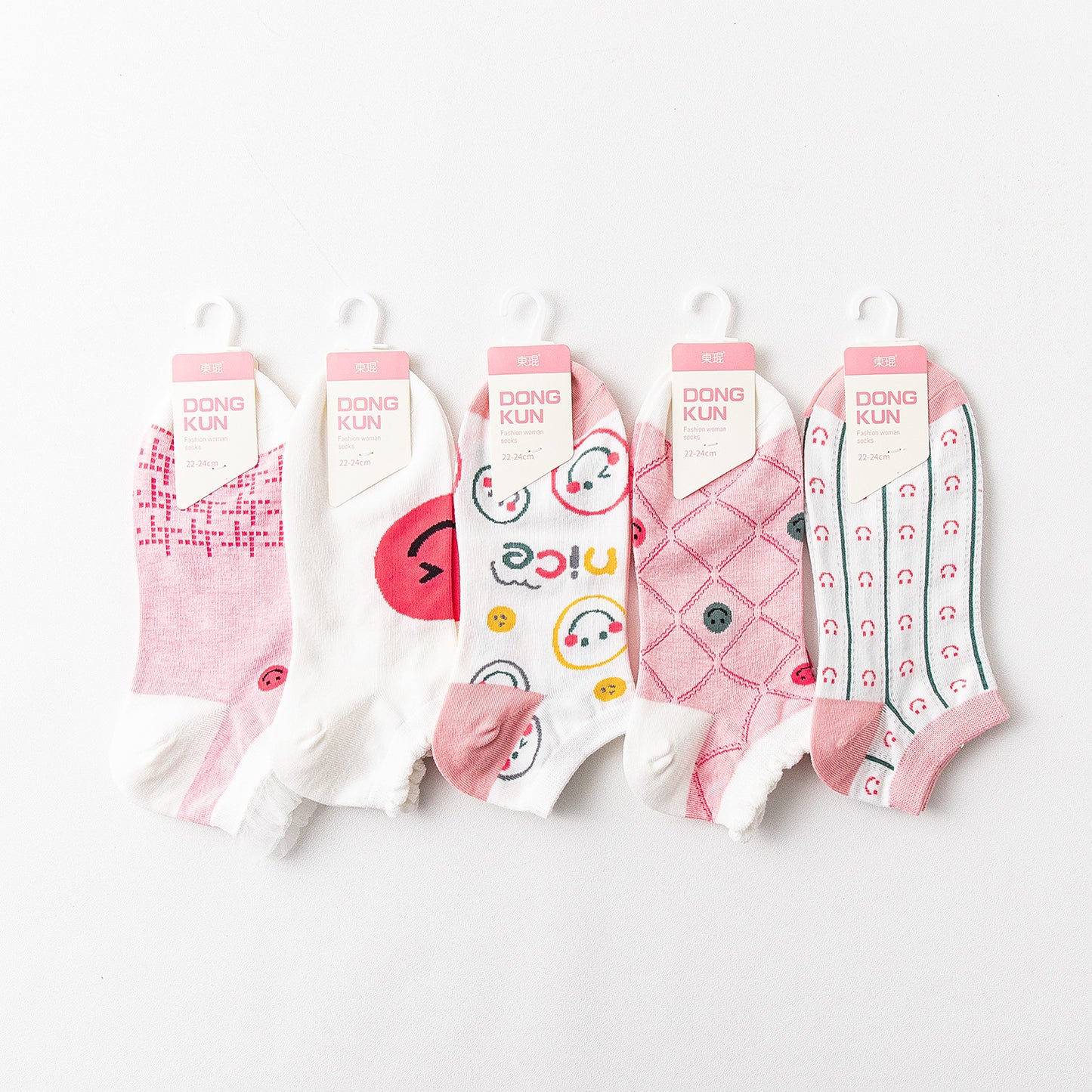 Retro Boat Combed Cotton Women's Sports Socks