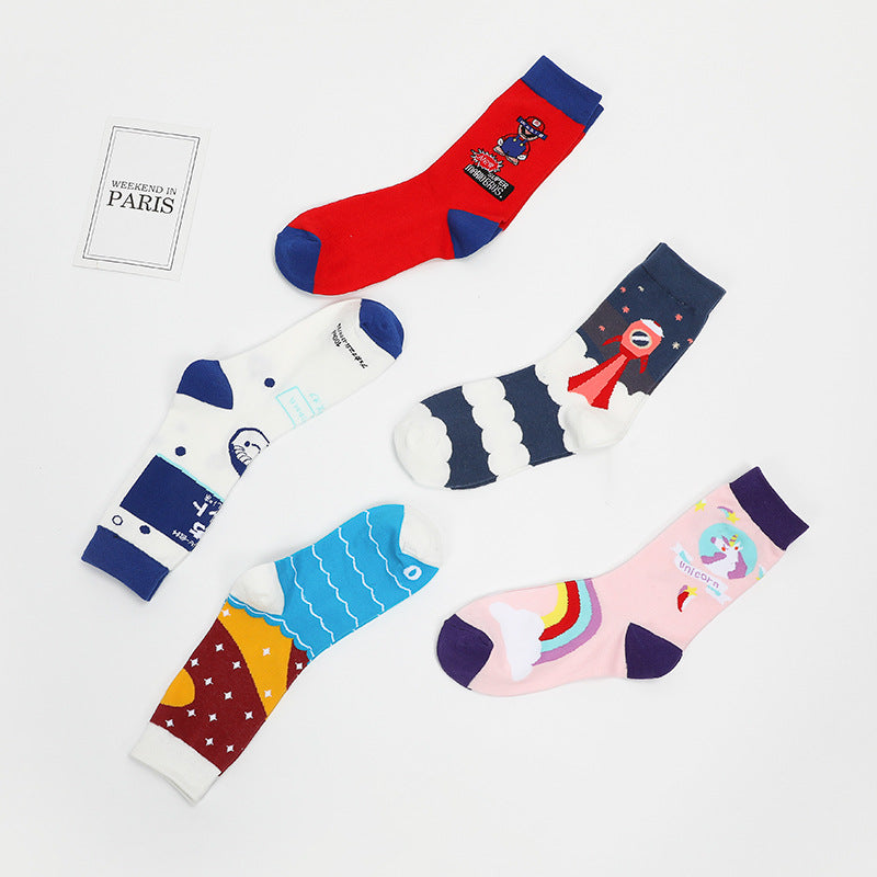 Women's Japanese tube-shaped pile socks