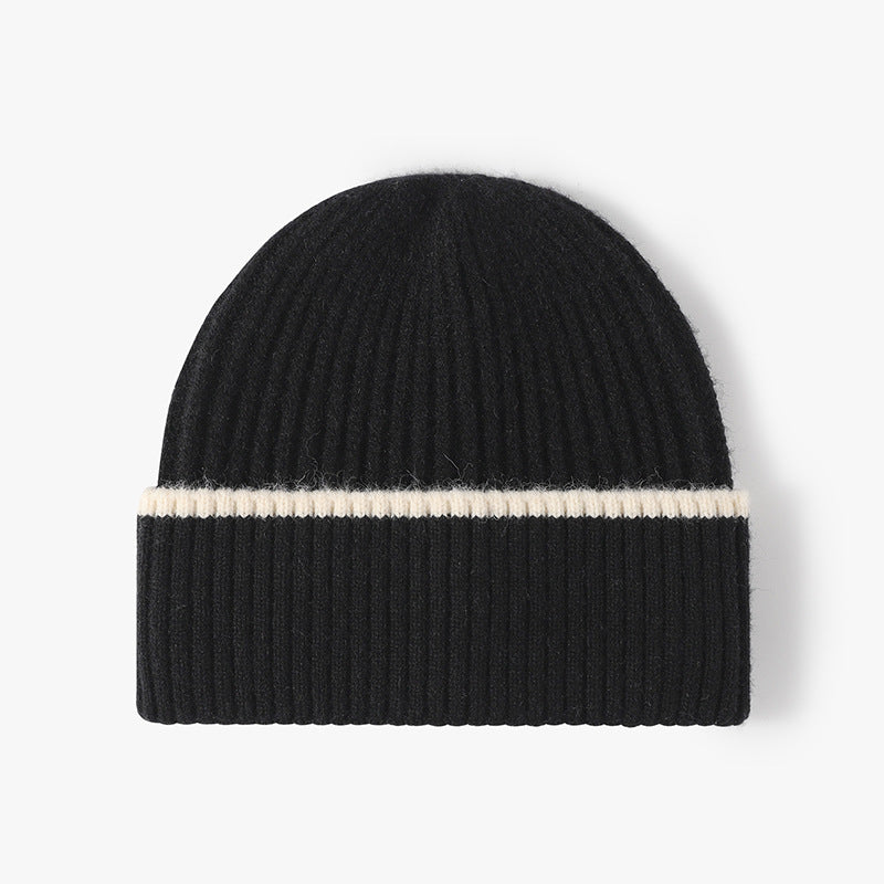 Simple Warm Thickened Knitted Hat