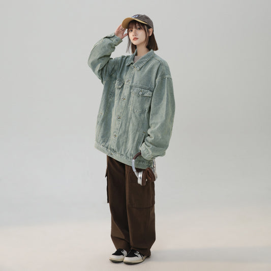 American Retro Loose Versatile Denim Jacket